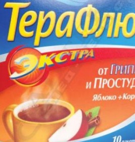 ТераФлю Экстра яблоко + корица порошок в пакетике 10 шт.