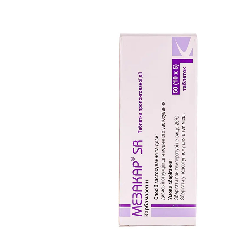 Мезакар SR таблетки по 400 мг 50 шт. (10х5)