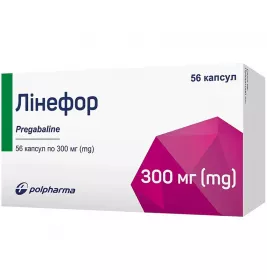 Лінефор капсули по 300 мг 56 шт. (14х4)