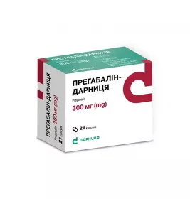 Прегабалін-Дарниця капсули по 300 мг 21 шт. (7х3)
