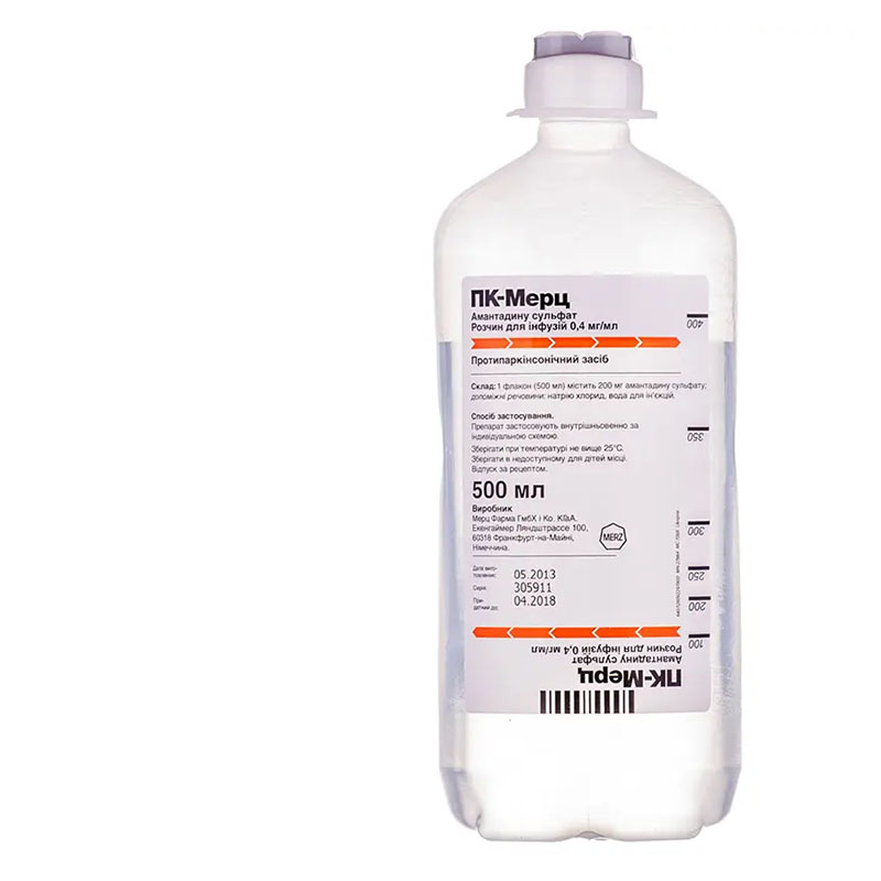 ПК-Мерц розчин для інфузій 0,4 мг/мл по 500 мл у флаконі 2 шт.
