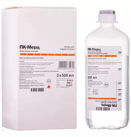 ПК-Мерц розчин для інфузій 0,4 мг/мл по 500 мл у флаконі 2 шт.
