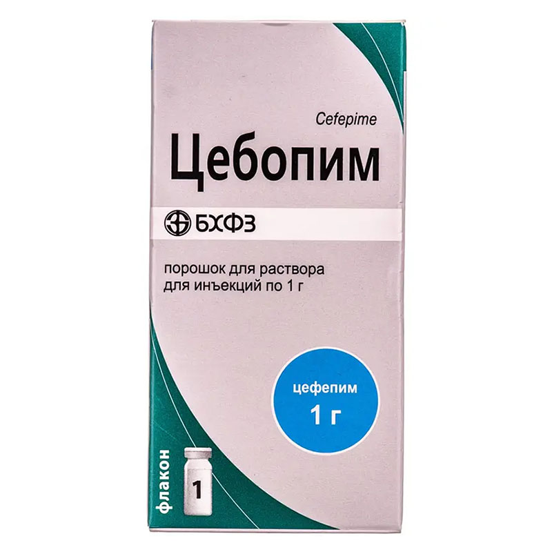 Цебопим порошок по 1 г во флаконе 1 шт.