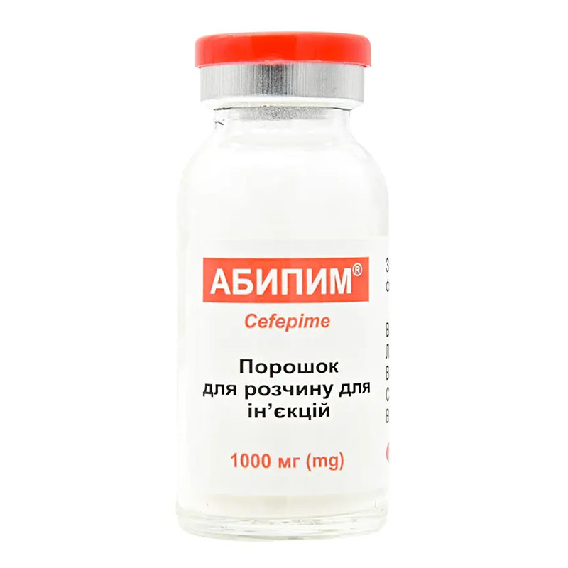 Абипим порошок по 1000 мг во флаконе 1 шт.