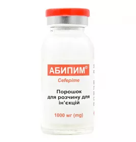 Абипим порошок по 1000 мг во флаконе 1 шт.