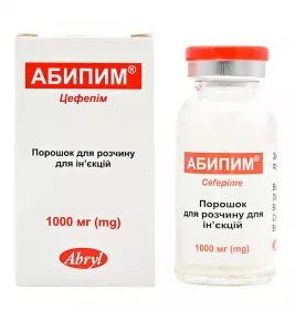 Абипим порошок по 1000 мг во флаконе 1 шт.