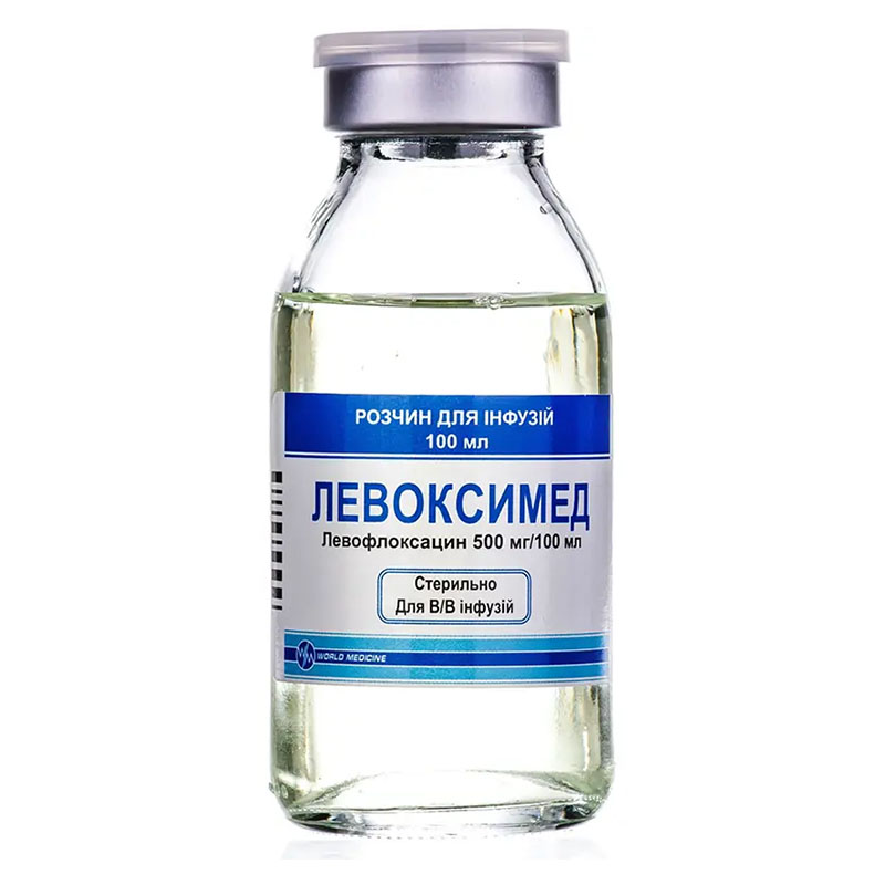 Левоксимед розчин для інфузій 500 мг/100 мл по 100 мл у флаконі 1 шт.