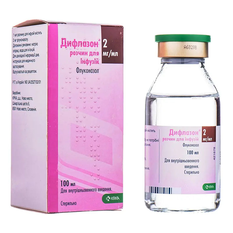 *Дифлазон р-р д/инф. 2 мг/мл фл. 100 мл №1 КРКА