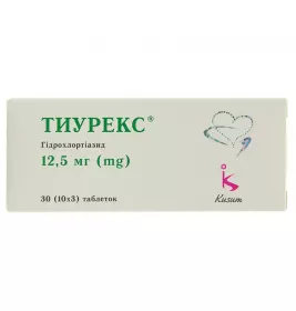 Тиурекс таблетки по 12,5 мг 30 шт.