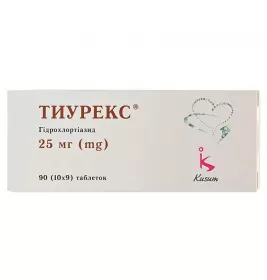 Тиурекс таблетки по 25 мг 90 шт.