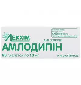 Амлодипін-Технолог таблетки по 10 мг 90 шт.