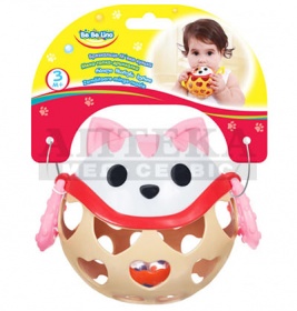 Брязкальце Мякий мяч-Котик 3мес.+