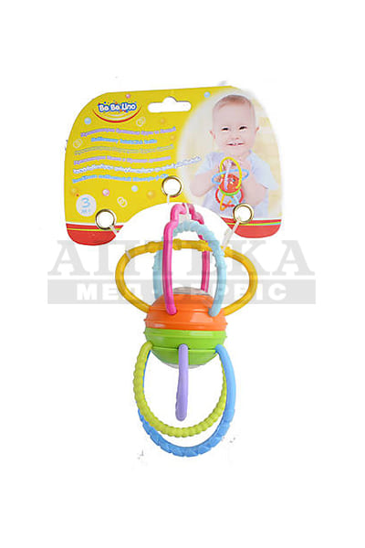 Мультисенсорне брязкальце Крути та клацай 3мес.+