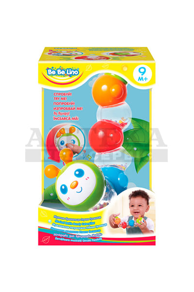 Музичне брязкальце Гнучка гусениця 9мес.+