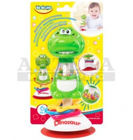 Брязкальце Динозавр на присоску  6мес.+