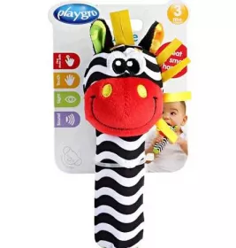 *Игрушка-пищалка Playgro Зебра 0183439 от 3 мес