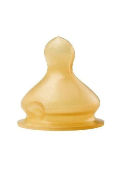 *Соска Baby-nova 12120 латексна з широким. горлом д/молока р.1