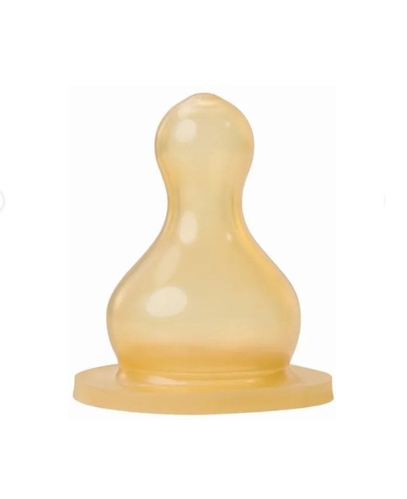 *Соска Baby-nova 13110 латекс з широким. горлом д/чаю р.2