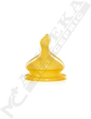 *Соски Nuk 10709180 FirstChoice латексні для широкого горлечка із середнім отвором р 1