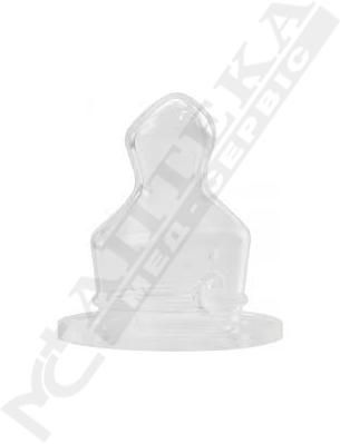 *Соска плоска Baby-nova 15372 для молока 1 р С