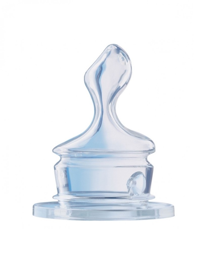 *Соска NUK 10709145 з повітр. клапаном, серед. отв. д/молока р.1