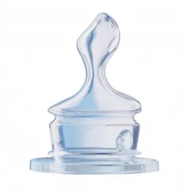 *Соска NUK 10709145 з повітр. клапаном, серед. отв. д/молока р.1