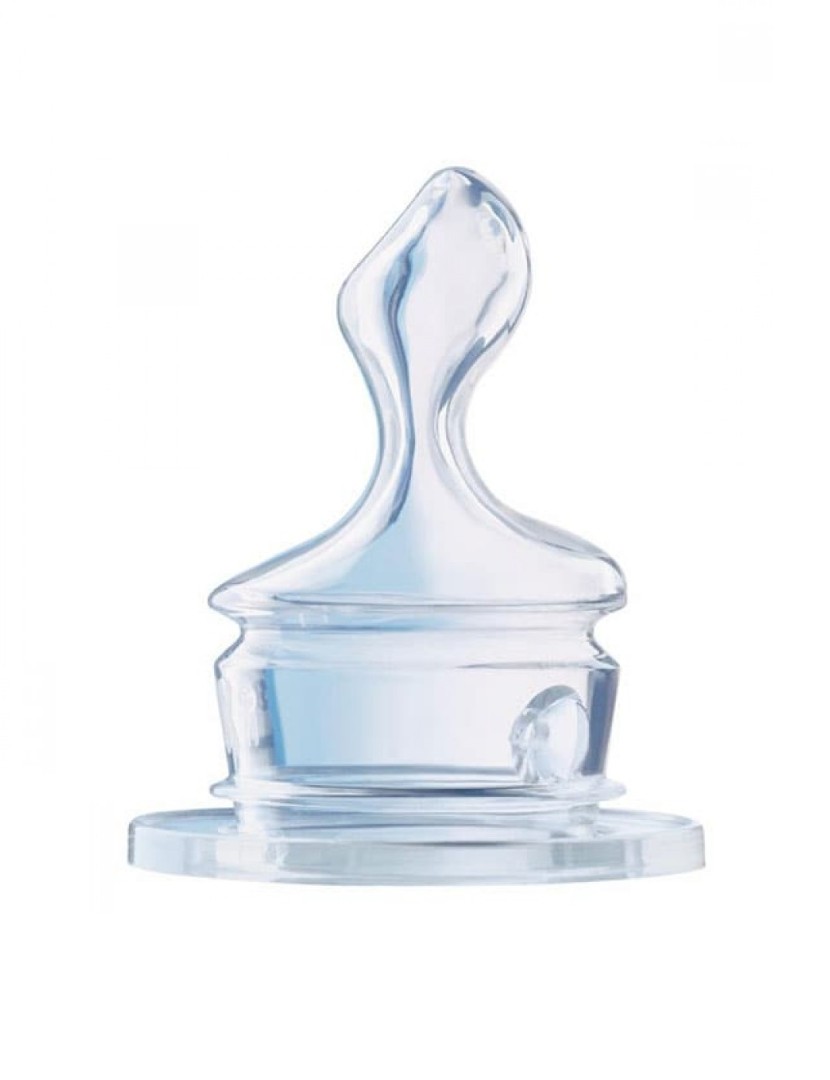 *103_NUK 10721155 Соска з повітрян.клапаном,сер.отвором д/молока р.2