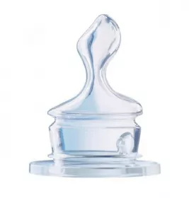 *103_NUK 10721155 Соска з повітрян.клапаном,сер.отвором д/молока р.2