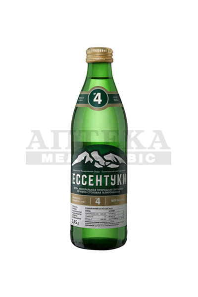 *Вода Єсентуки №4 у склі 0,45 л