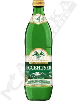 *Вода Ессентуки №4 в стекле 0,54 л *Вода Ессентуки №4 в стекле 0,54 л