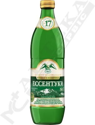 *Вода Ессентуки №17 в стекле 0,54 л *Вода Ессентуки №17 в стекле 0,54 л