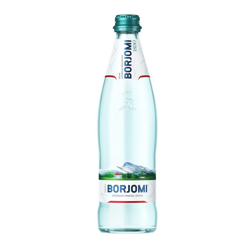 Вода Боржомі мінеральна скло 0,5 л
