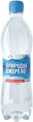 *Вода Природне джерело артезианская газ ПЭТ 0,5 л *Вода Природне джерело артезианская газ ПЭТ 0,5 л