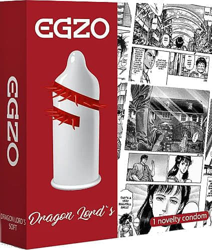 *Презерватив-насадка EGZO латексна стимулююча одноразова Dragon Lord's *Презерватив-насадка EGZO латексна стимулююча одноразова Dragon Lord's
