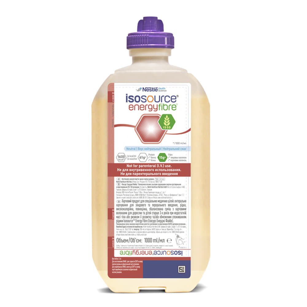 *Суміш клінічна Nestle Isosource Energy Fibre 1000мл