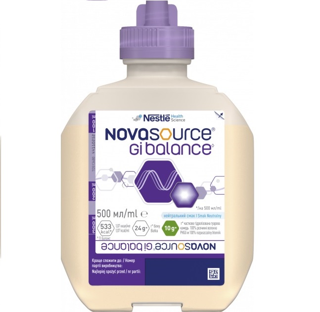 *Смесь Nestle Novasource GI Balance д/клин.питания 500мл *Смесь Nestle Novasource GI Balance д/клин.питания 500мл