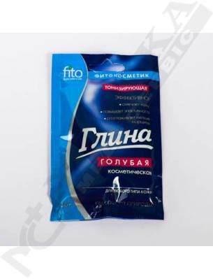 *Глина Фітокосметик блакитна косметична Тонізуюча 60 г