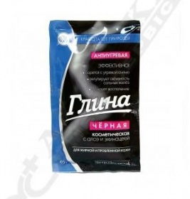 *Глина Фітокосметик чорная косметична Антивугрева 60 г