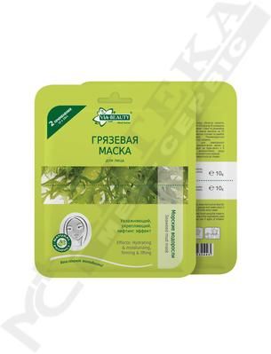 Маска Via Beauti для обличчя грязева Морські водорості