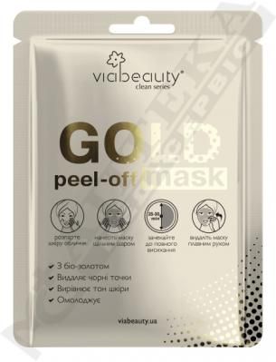 Маска-плівка Via Beauty GOLD Mask з біо-золотом