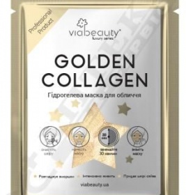 Маска Via Beauty Гідрогелева для обличчя з 24К біо-золотом