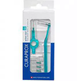 -Набір йоршиків Curaprox міжзубних Prime Start CPS 06 бірюзовий
