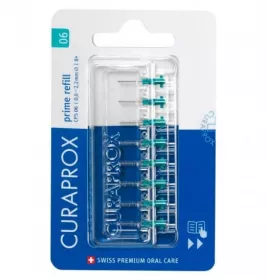 *Набор ершиков Curaprox межзубных Prime Refill CPS 06-8шт Бирюзовый