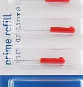*Набор ершиков Curaprox межзубных Prime Refill CPS 07-8шт Красный