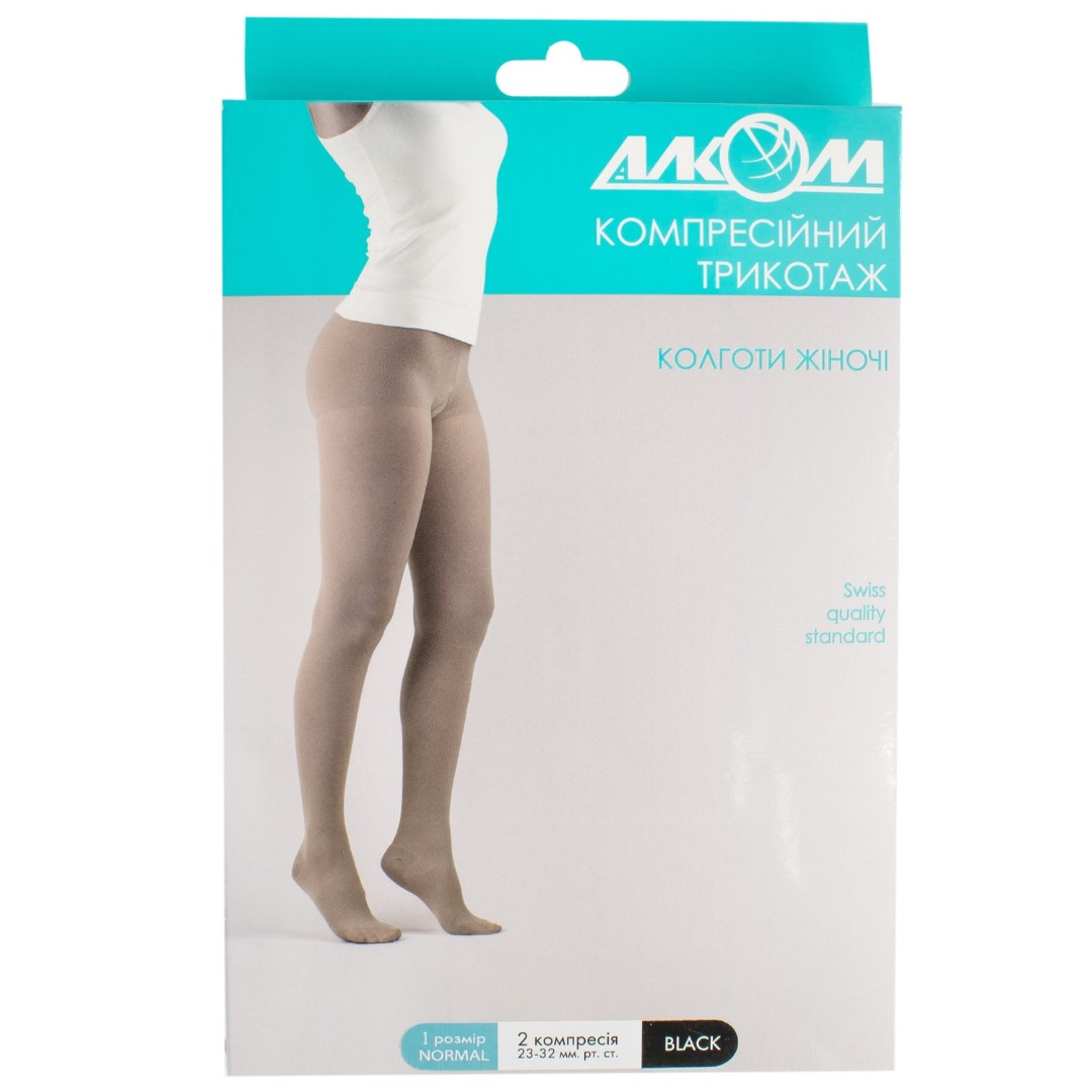 *Колготы Алком 7012 женские 2 компрессионные р 1 черные *Колготы Алком 7012 женские 2 компрессионные р 1 черные