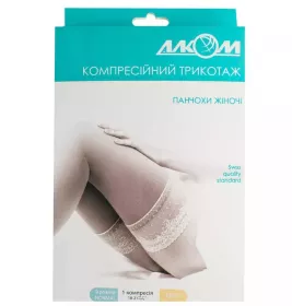 *Н03 6041 Чулки женские 1компр р.3 беж