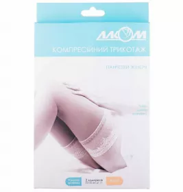 *Панчохи Алком 6042 жіночі 2 компресія (беж) р.4