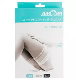 *Н03 6042 Чулки женские 2компр р.3 черн