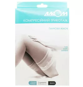 *Н03 6042 Чулки женские 2компр р.5 черн