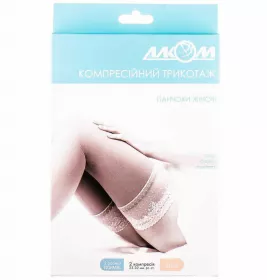 *Чулки Алком 6042 женские 2 компрессия (беж) р.2